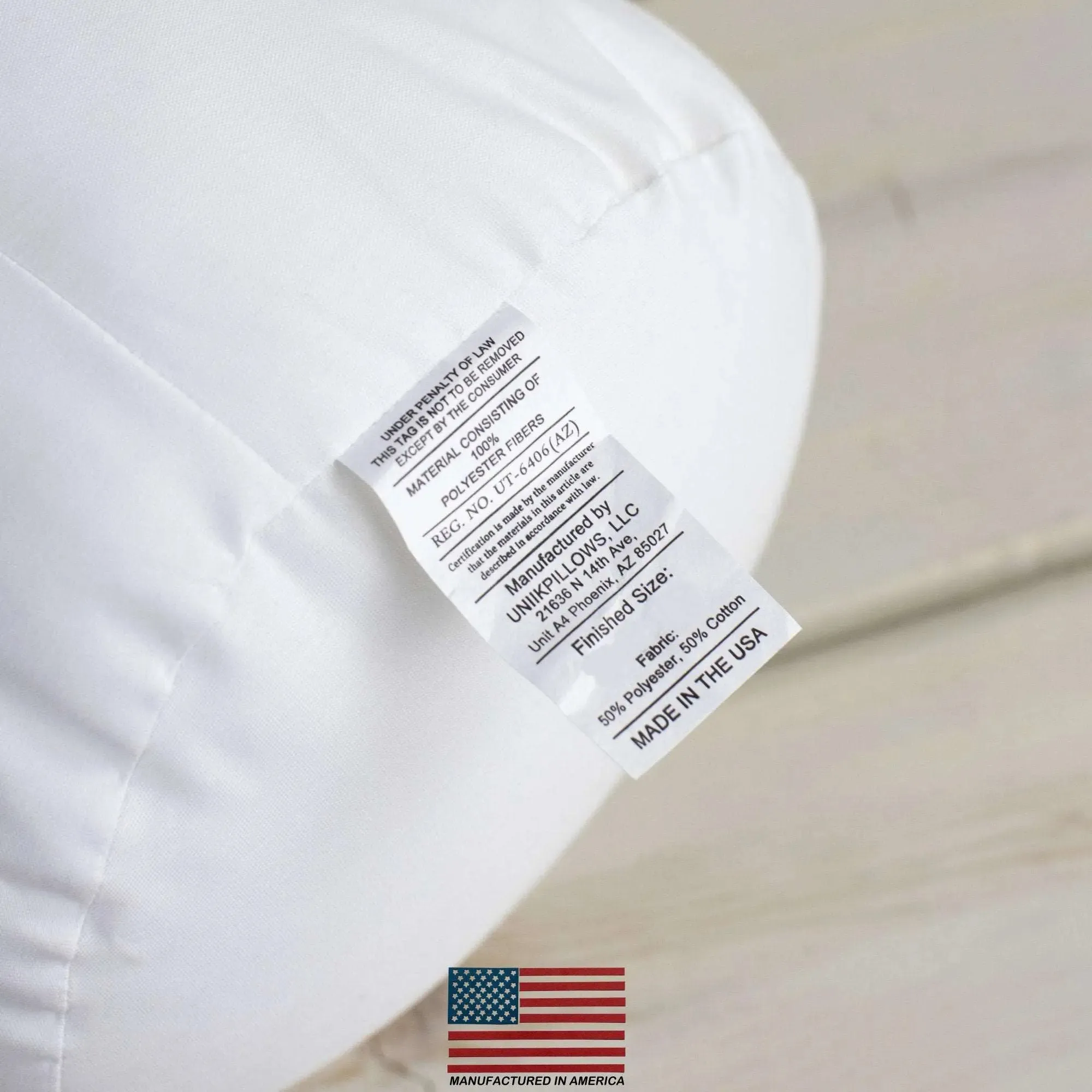10x36 | Bolster Insert | Indoor Outdoor Hypoallergenic Polyester Fill | Quality Insert | Premium Insert