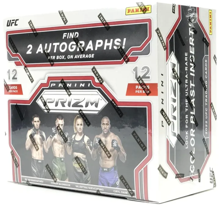 2022 Panini Prizm UFC Hobby Box 12 Packs Per Box 12 Cards Per Pack