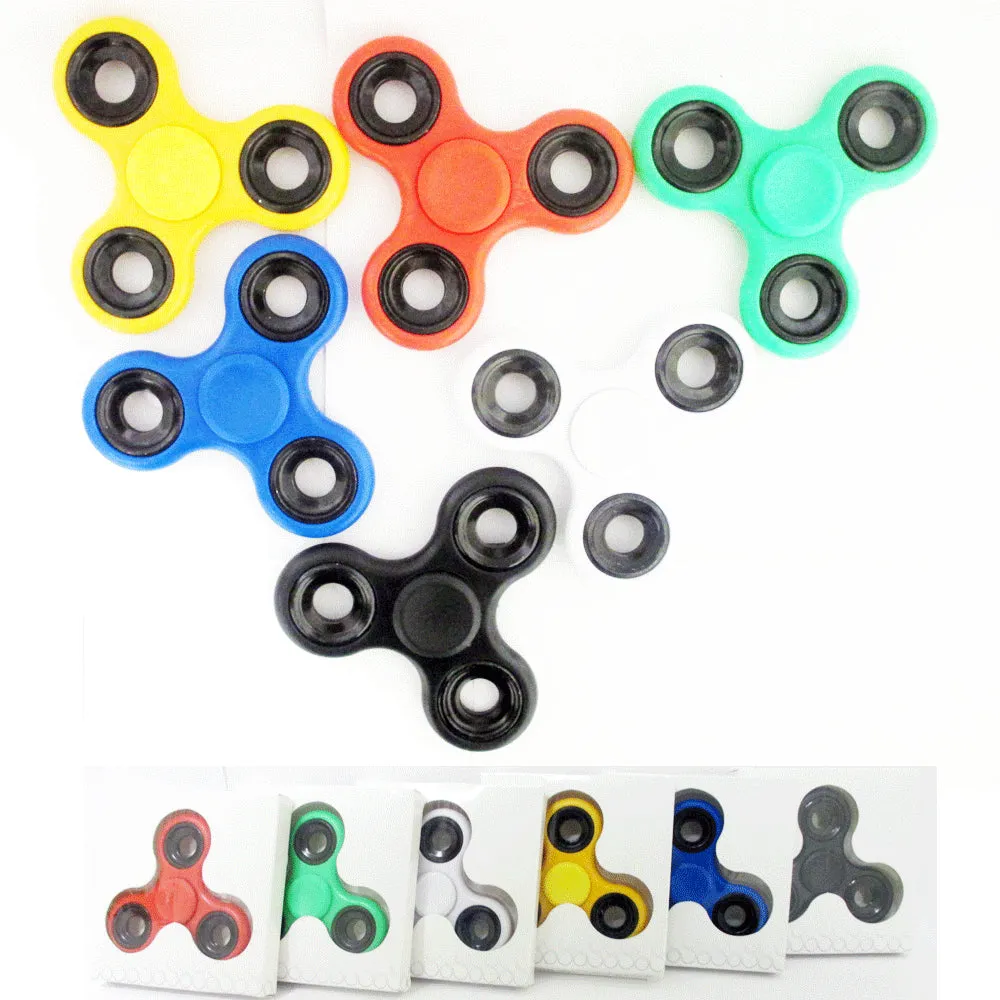 3 Gyro Fidget Spinner Stress Relief Hand Focus Desk Toy Fun ADHD Autism Finger