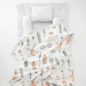 Amsterdam Mini Bedding Set (Organic Muslin 0-1 Years)