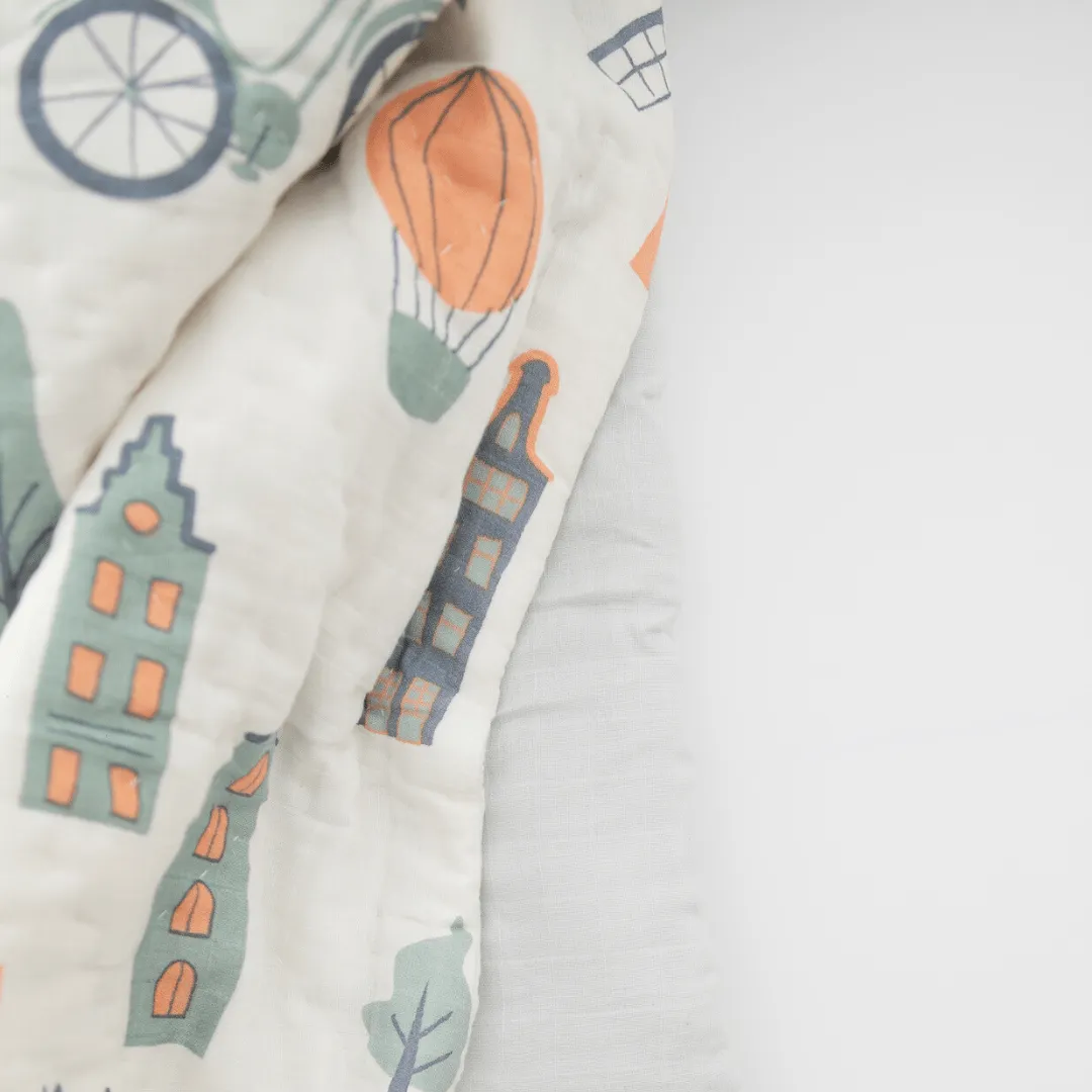 Amsterdam Mini Bedding Set (Organic Muslin 0-1 Years)