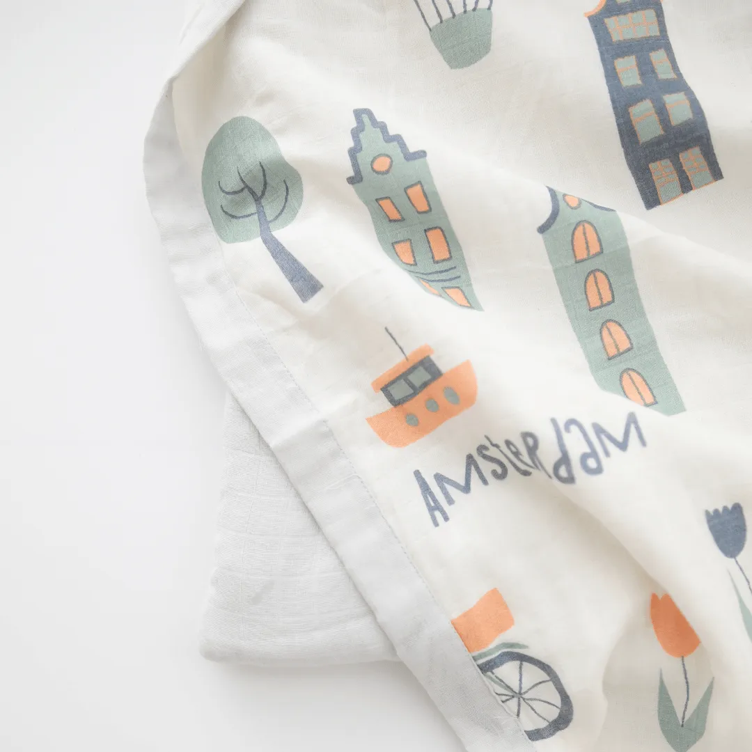 Amsterdam Mini Bedding Set (Organic Muslin 0-1 Years)