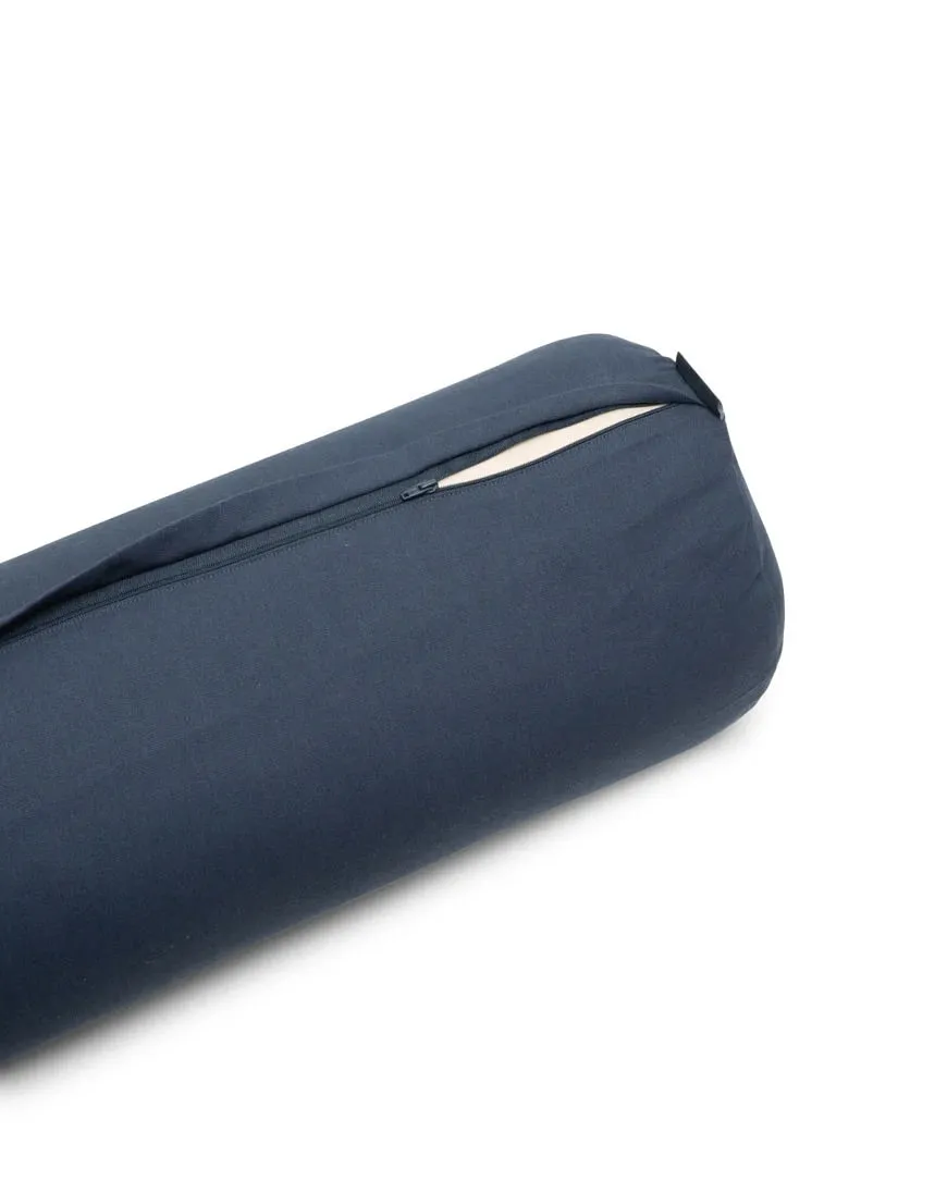 B, Halfmoon Cotton Cylindrical Yoga Bolster