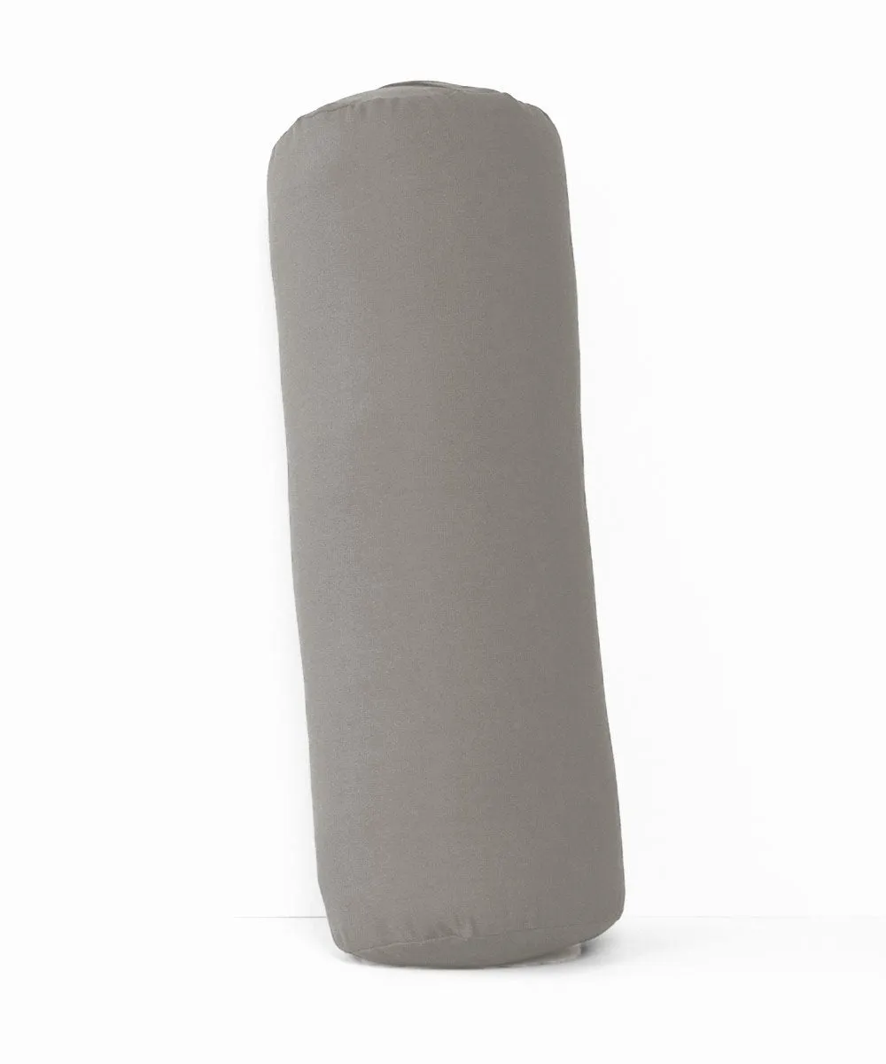 B, Halfmoon Cotton Cylindrical Yoga Bolster