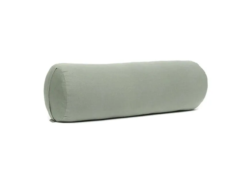 B, Halfmoon Cotton Cylindrical Yoga Bolster