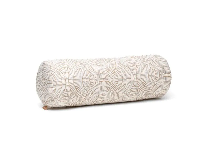 B, Halfmoon Cotton Cylindrical Yoga Bolster