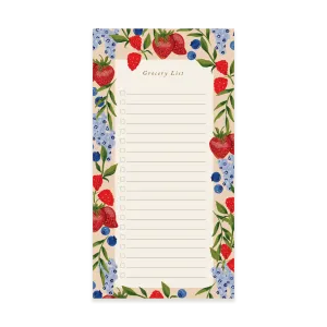 Berry Grocery Notepad
