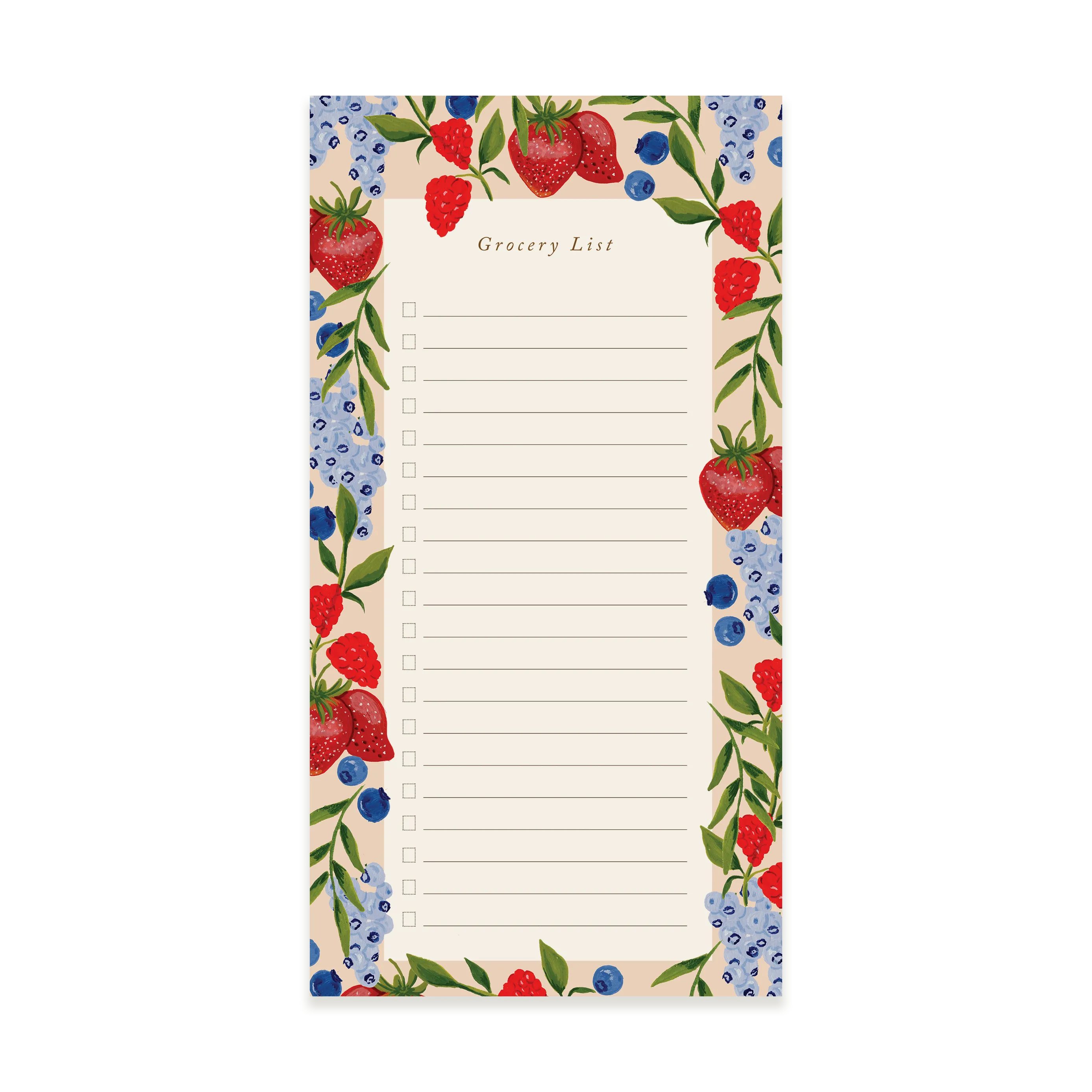 Berry Grocery Notepad