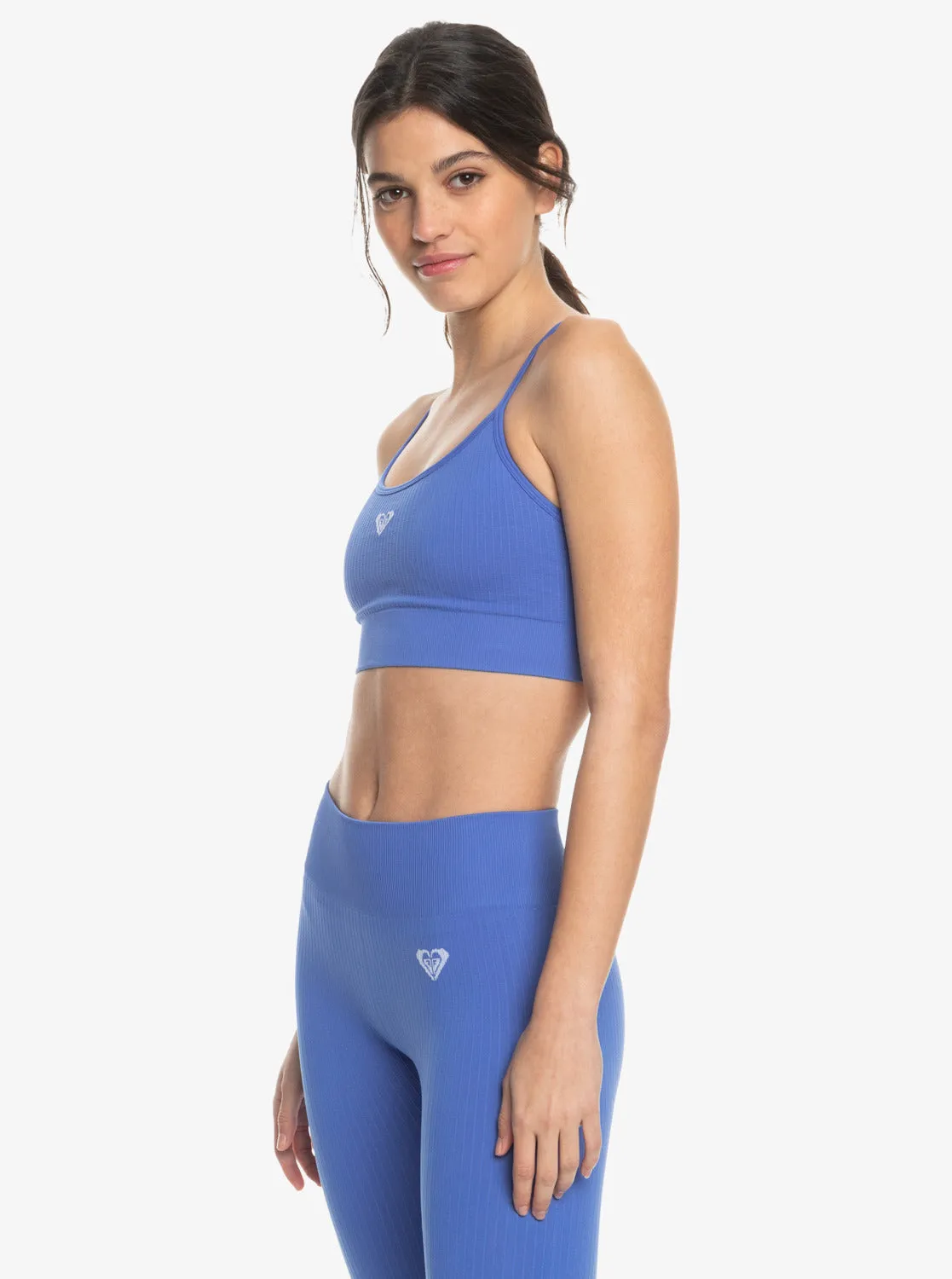 Chill Out Seamless Rib Bra - Ultra Marine