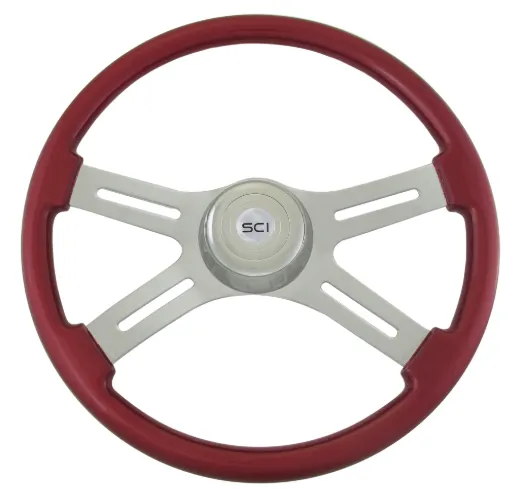 Classic Red 18" Painted Wood