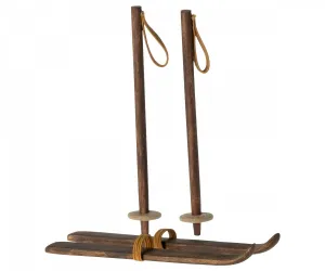 Maileg | Ski & Ski Poles for Big Sister / Brother Mouse