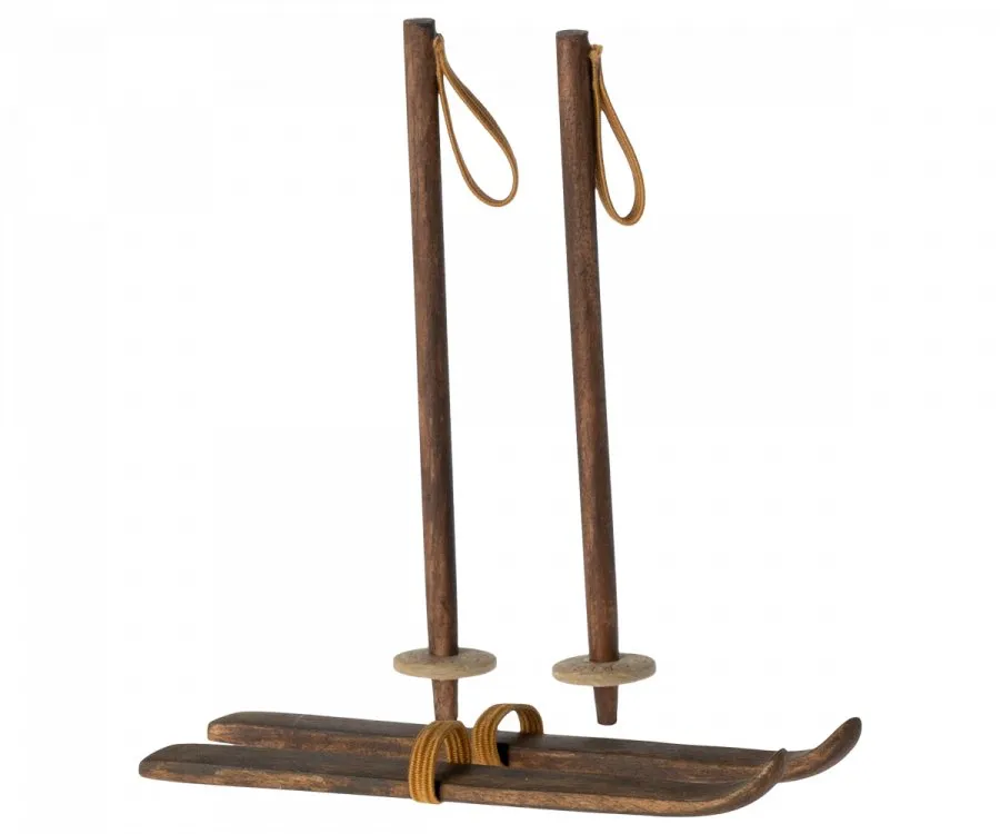 Maileg | Ski & Ski Poles for Big Sister / Brother Mouse