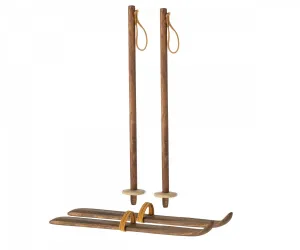 Maileg | Ski & Ski Poles for Mum / Dad Mouse