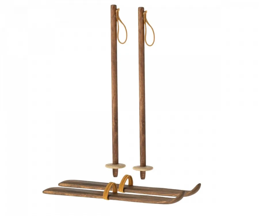 Maileg | Ski & Ski Poles for Mum / Dad Mouse