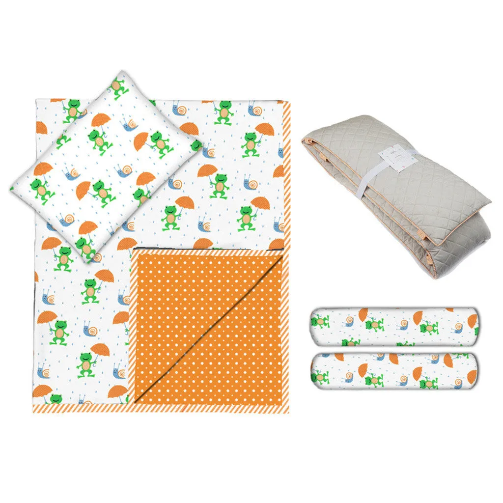 Nursery Bedding Set <br> Frog <br> <span style="font-size: 11px; font-family:Helvetica,Arial,sans-serif;">Can Be Personalised</span>