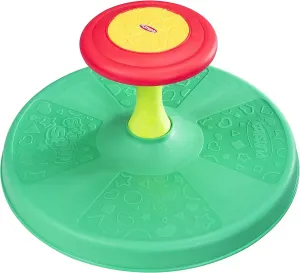 Playskool Sit N Spin, Classic Spinning Activity Toy with Music for Toddlers, Children 18  Months