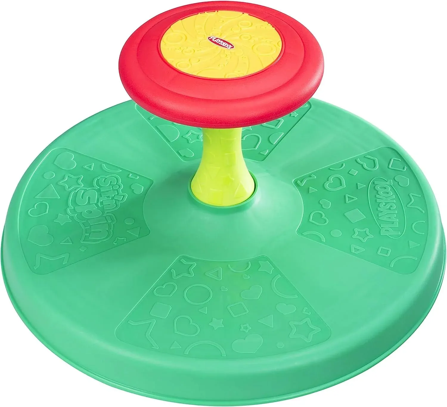 Playskool Sit N Spin, Classic Spinning Activity Toy with Music for Toddlers, Children 18  Months