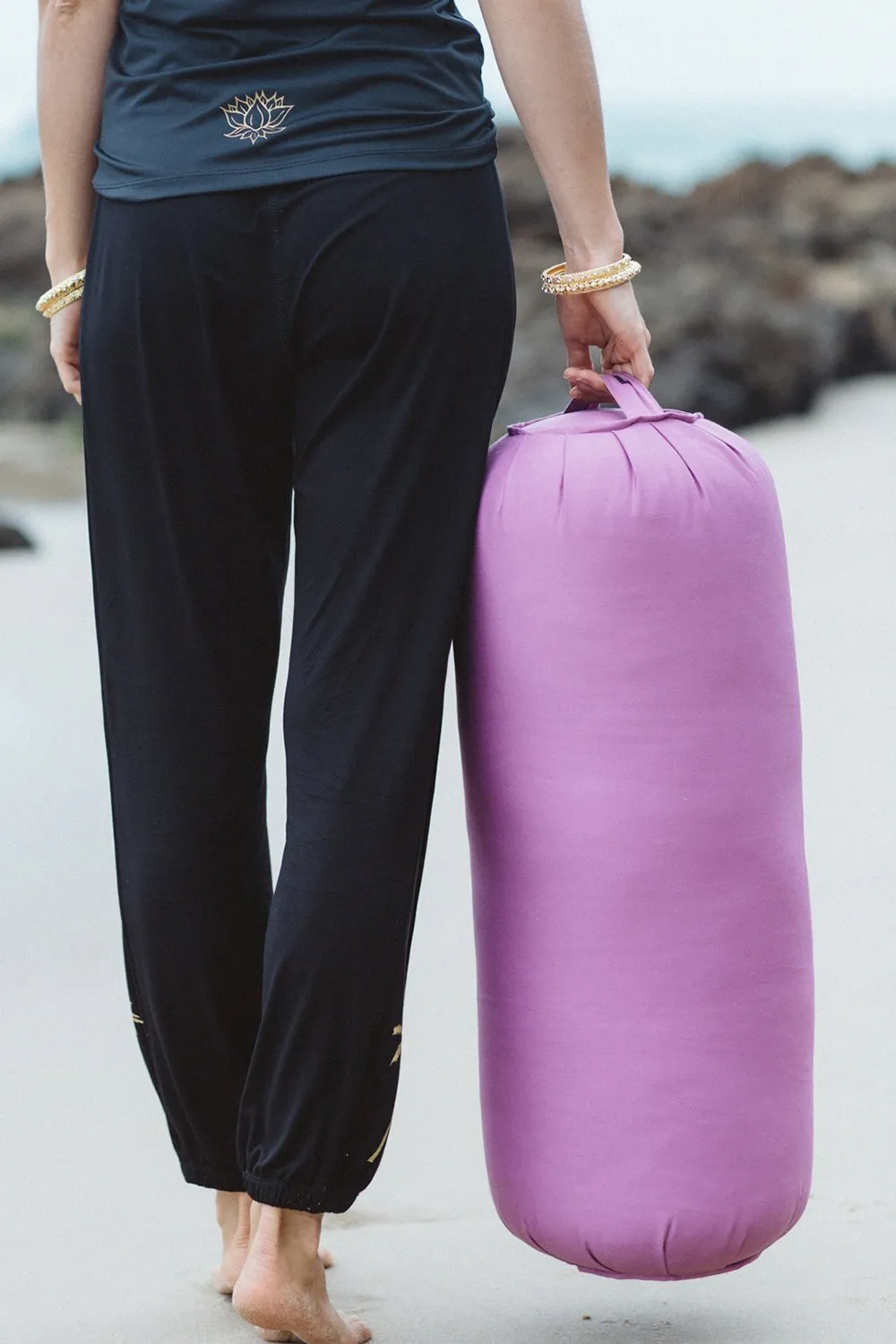 Round Lotus Yoga Bolster