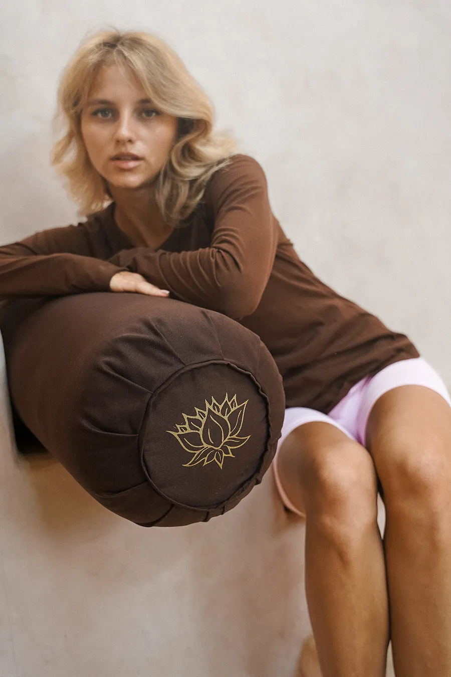 Round Lotus Yoga Bolster