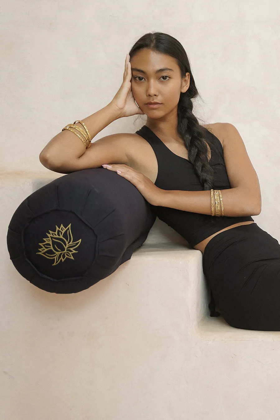Round Lotus Yoga Bolster