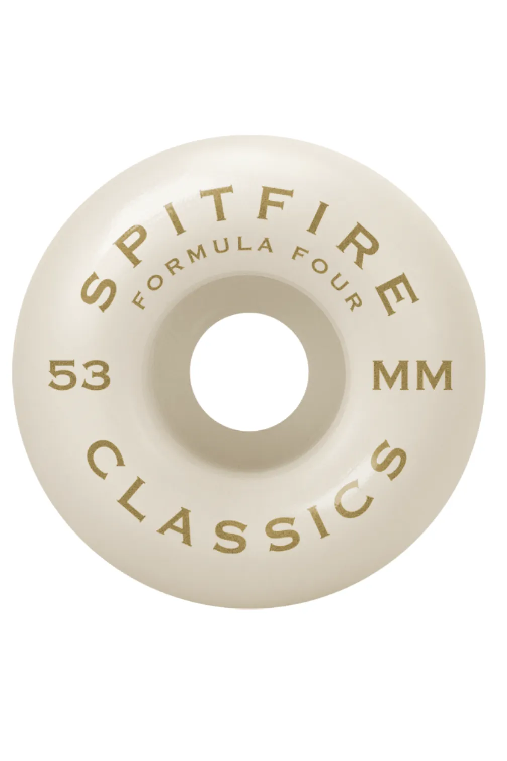SPITFIRE WHEEL FORMULA FOUR 101D CLASSIC SWIRL 53MM - ORANGE