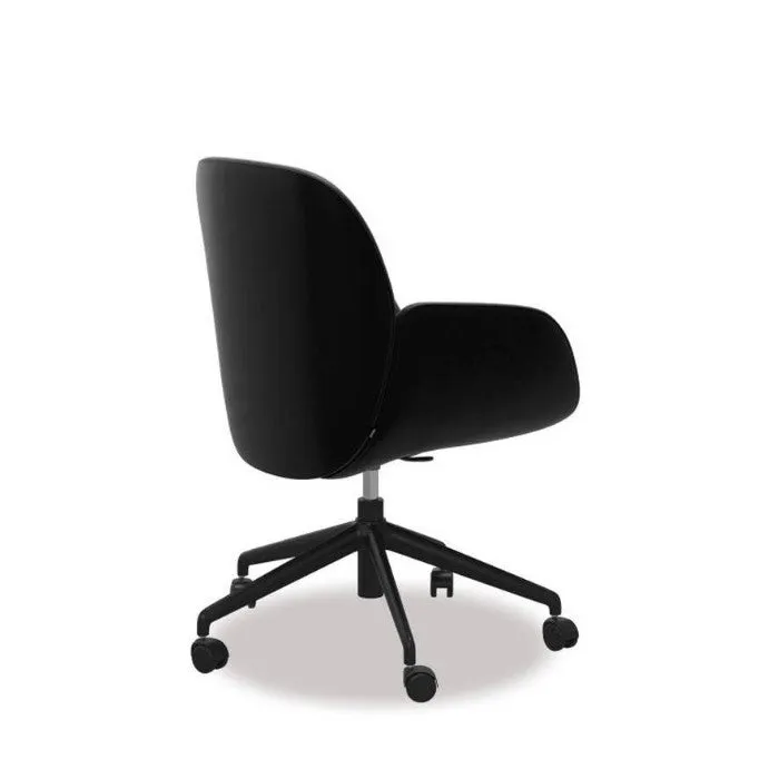 Stressless® Bay Leather Home Office Chair - Low Back (Paloma Black)
