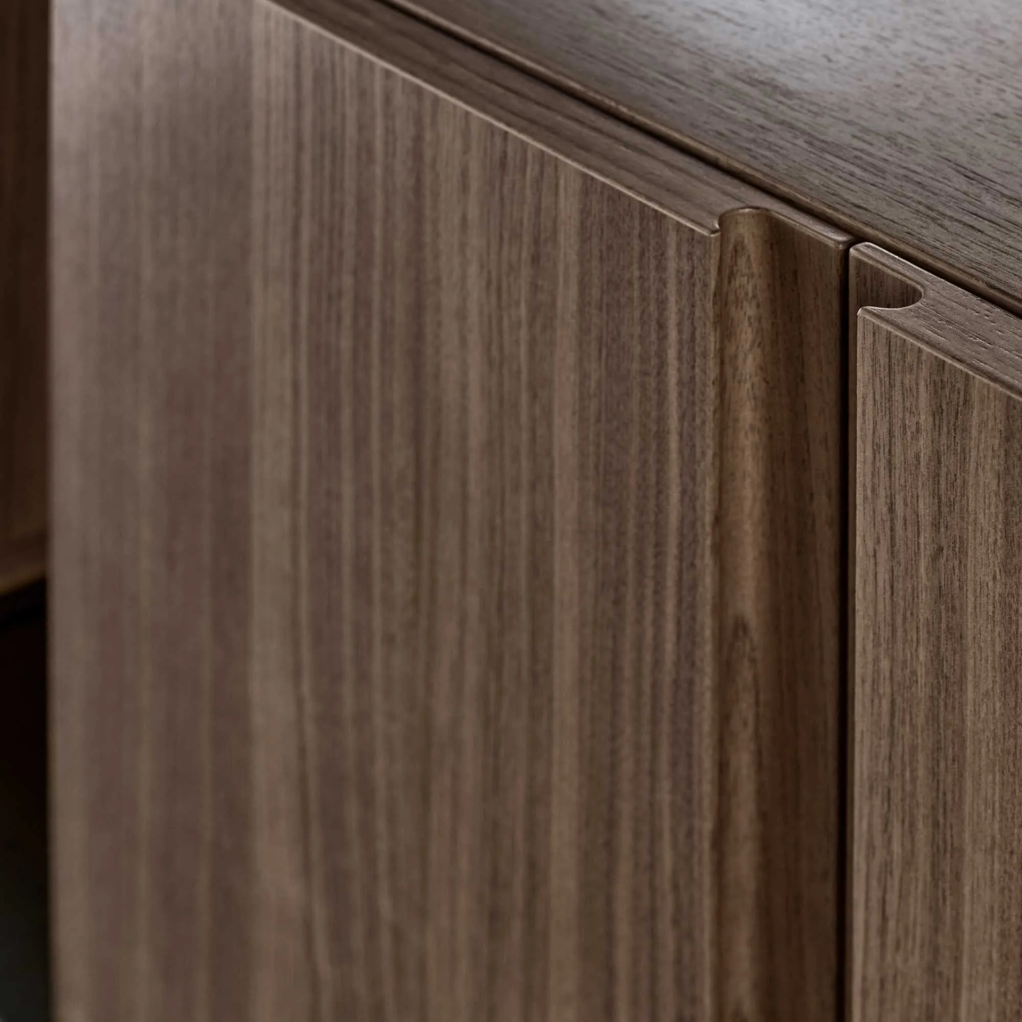 String Pira G2 wall-mounted floor shelf 90 70, black/walnut
